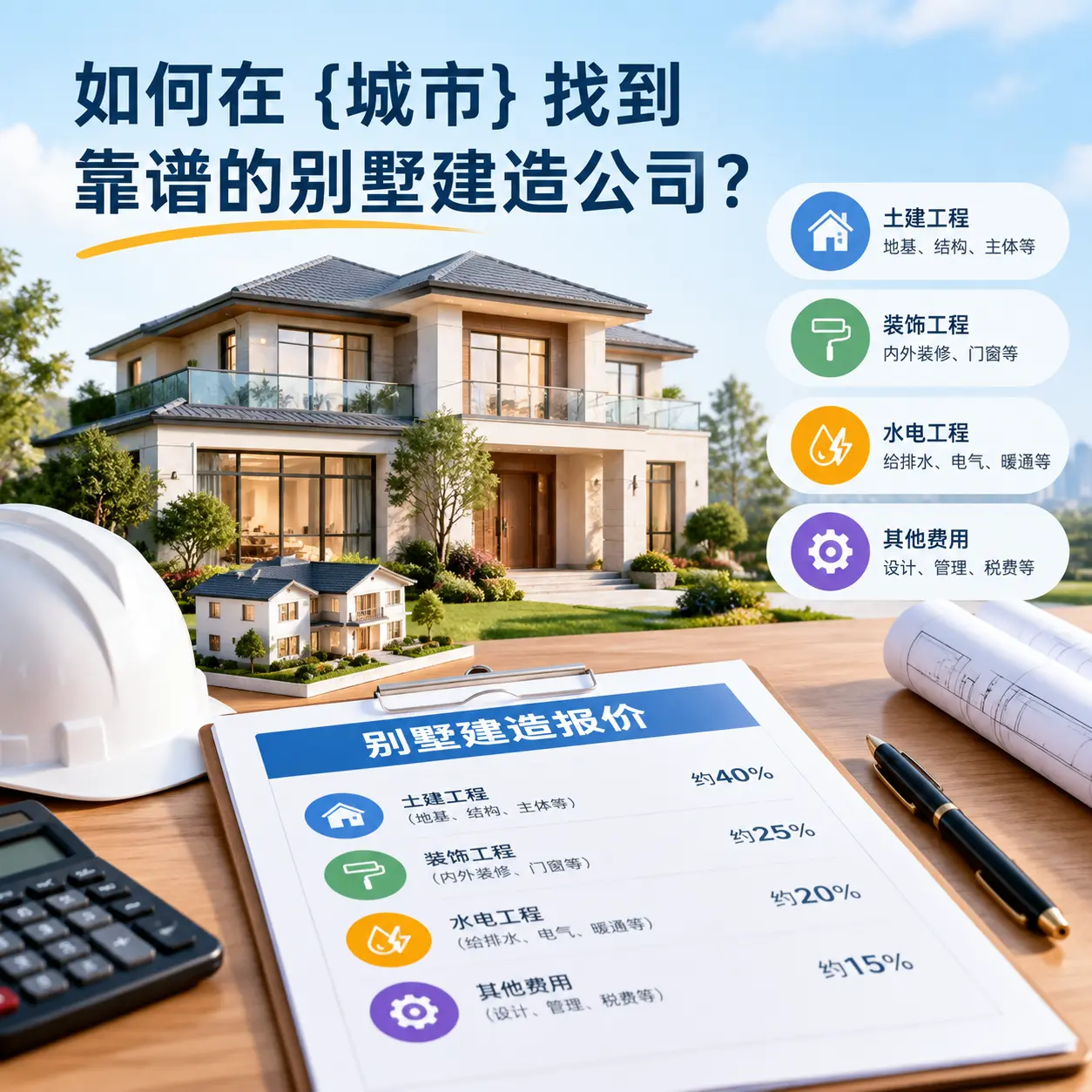 如何在 剑河 找到靠谱的别墅建造公司?