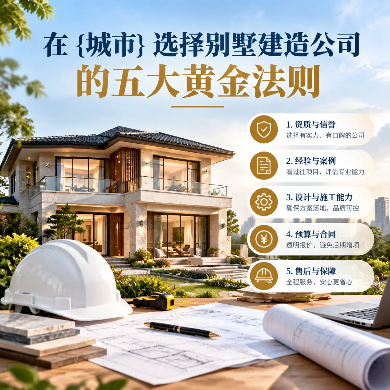 在 剑河 选择别墅建造公司的五大黄金法则