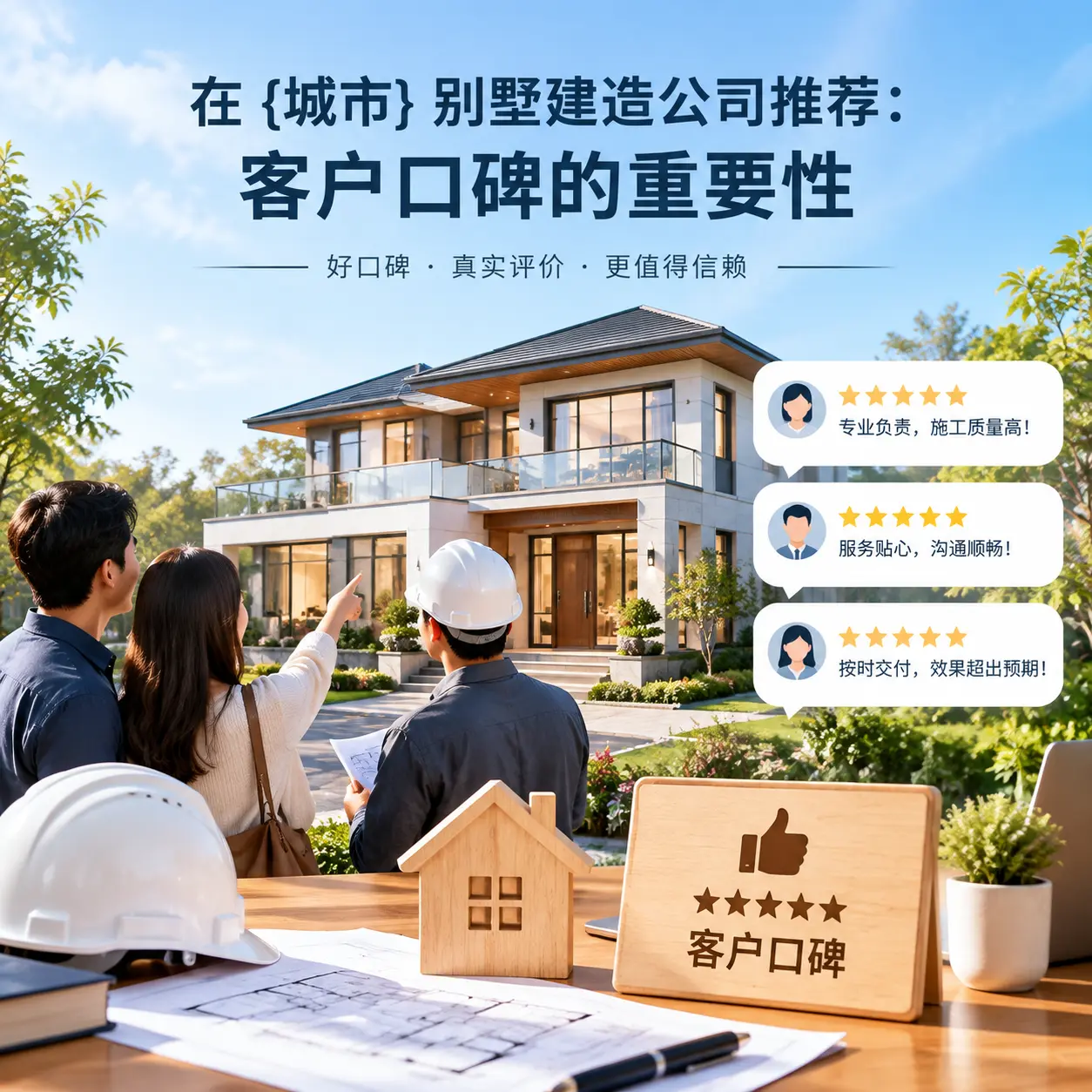 在 剑河 别墅建造公司推荐:客户口碑的重要性