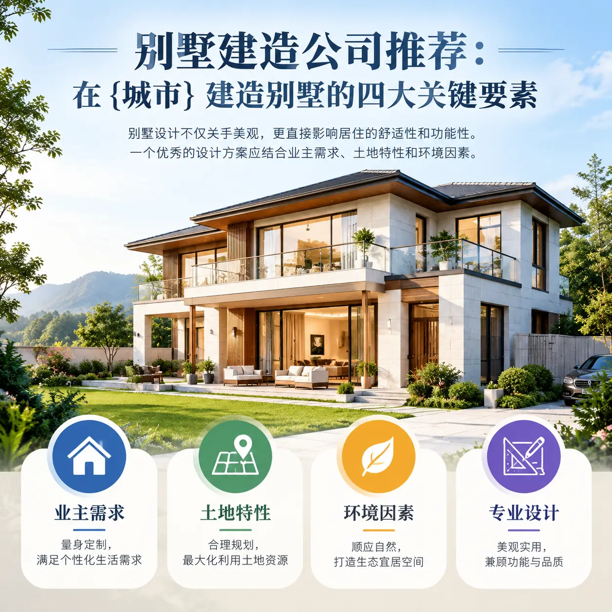 别墅建造公司推荐:在 剑河 建造别墅的四大关键要素