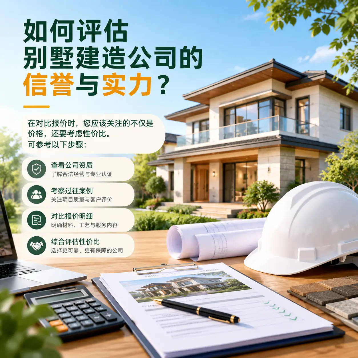 如何评估 剑河 别墅建造公司的信誉与实力？