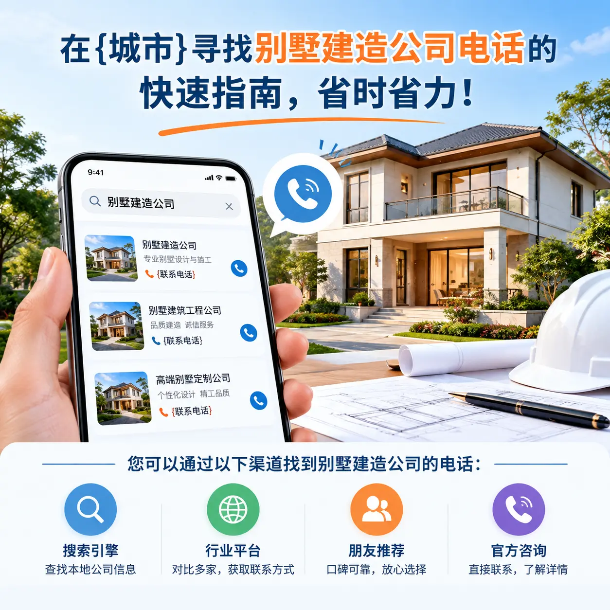 在剑河寻找别墅建造公司电话的快速指南，省时省力！