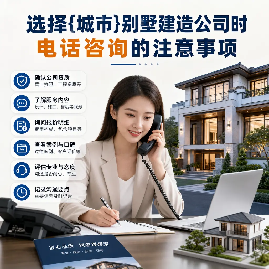 选择剑河别墅建造公司时，电话咨询的注意事项