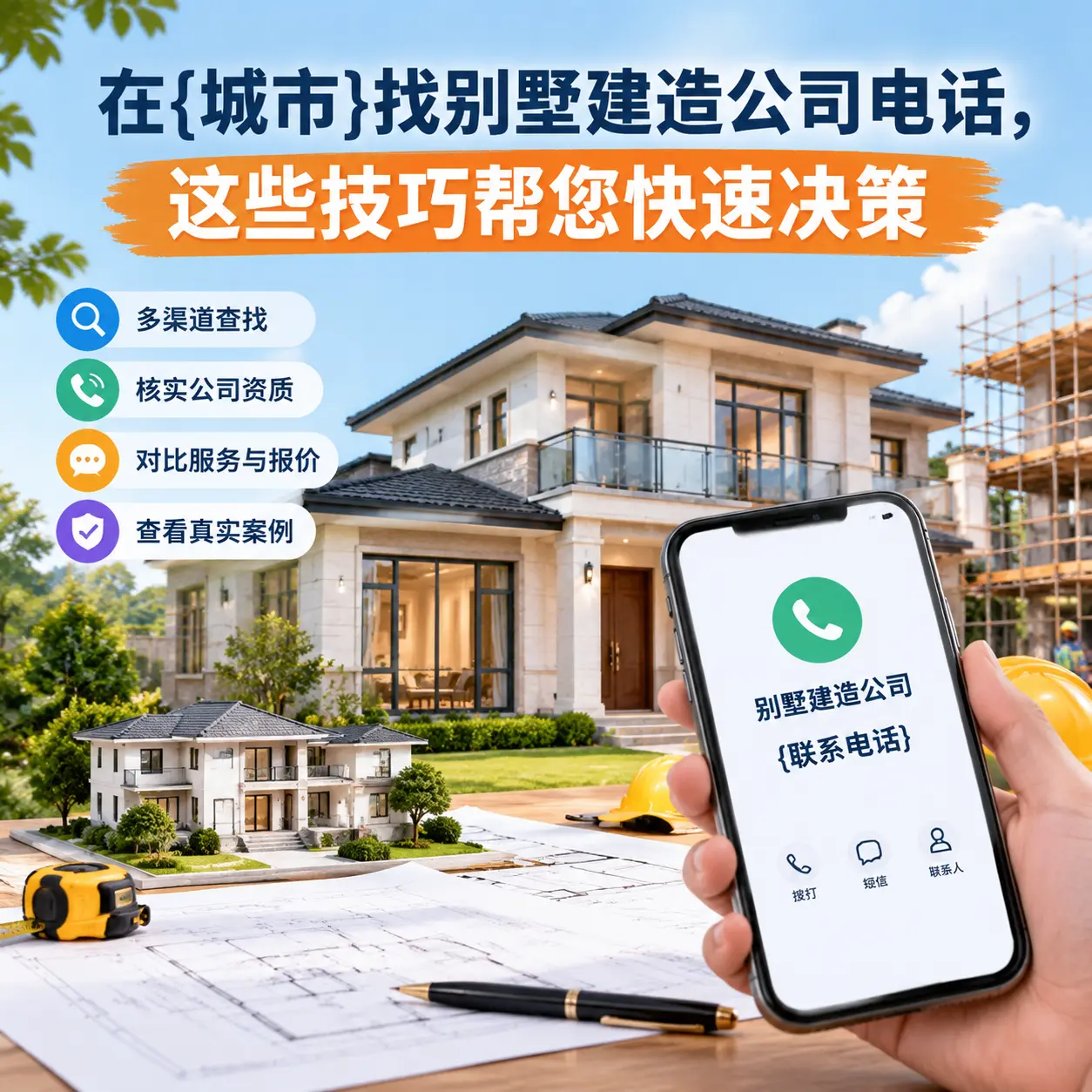在剑河找别墅建造公司电话,这些技巧帮您快速决策