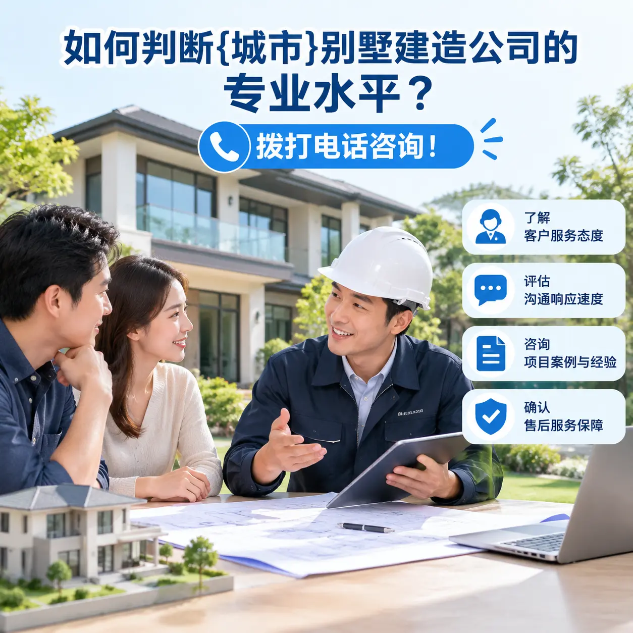 如何判断剑河别墅建造公司的专业水平?拨打电话咨询!